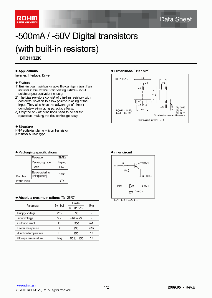 DTB113ZK09_1205917.PDF Datasheet