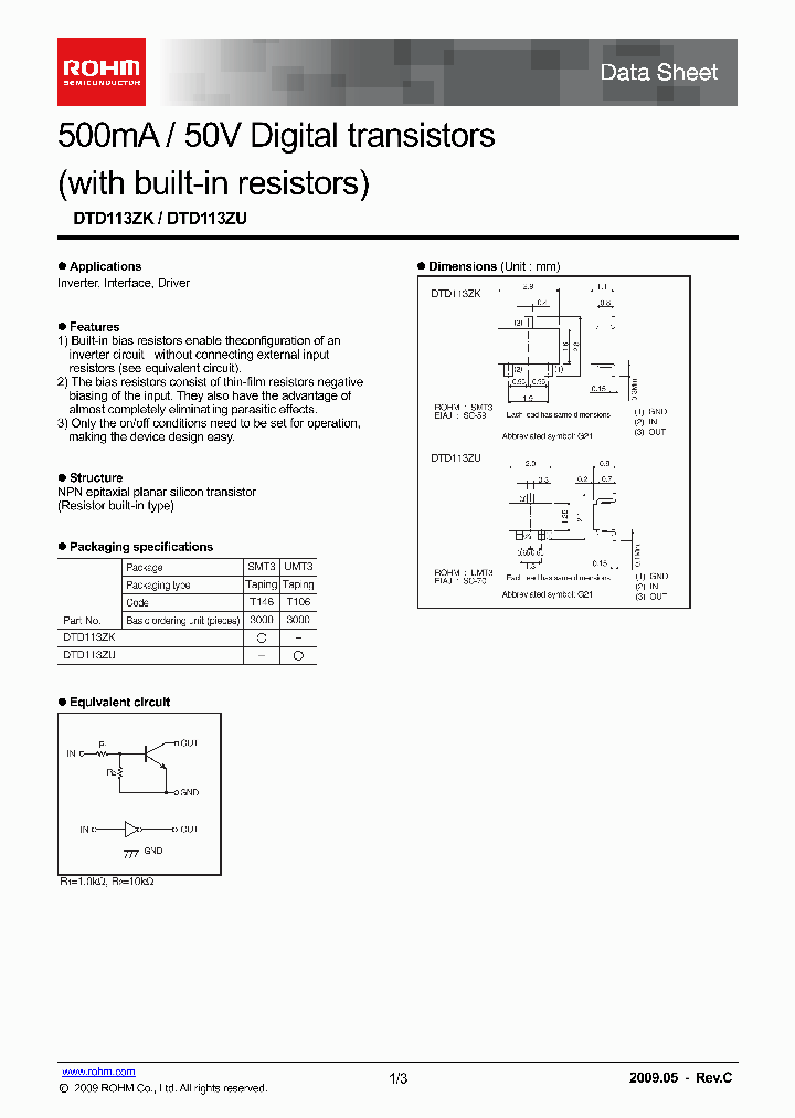 DTD113ZK09_1205918.PDF Datasheet