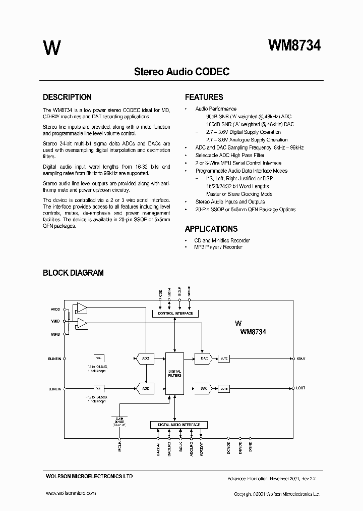 WM8734EDS_1236715.PDF Datasheet
