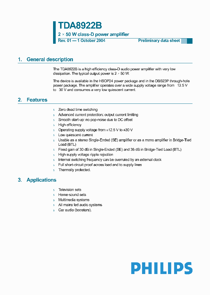 TDA8922BJ_1238390.PDF Datasheet