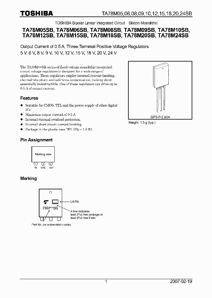 TA78M05SB_1239301.PDF Datasheet