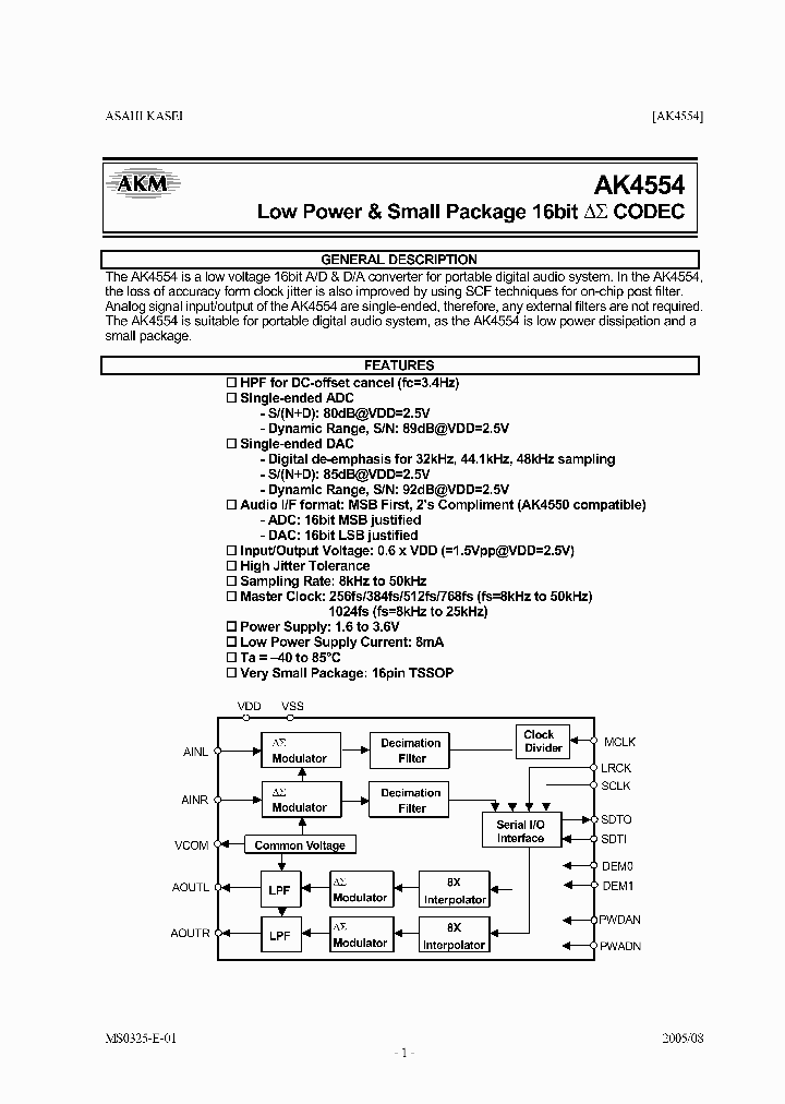 AK4554_749890.PDF Datasheet