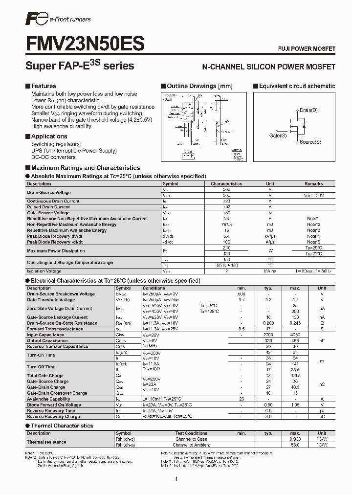 FMV23N50ES_1269874.PDF Datasheet