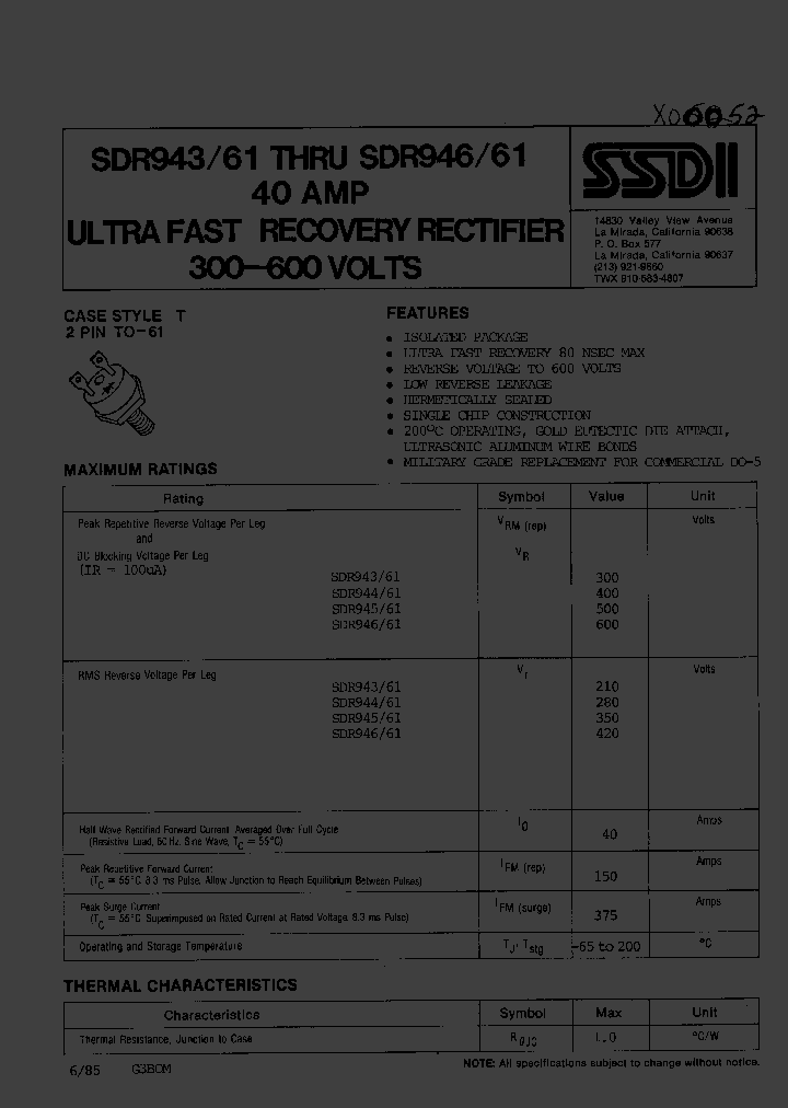 SDR94361_758367.PDF Datasheet
