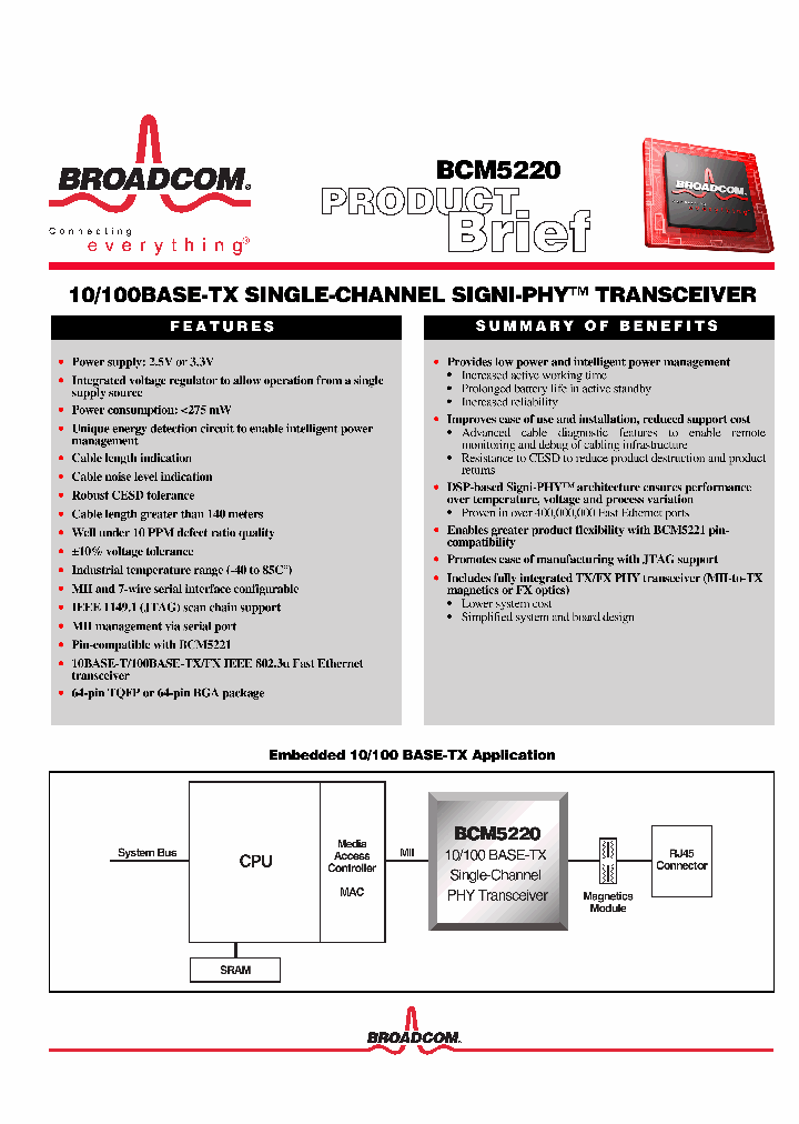 BCM5220_758870.PDF Datasheet