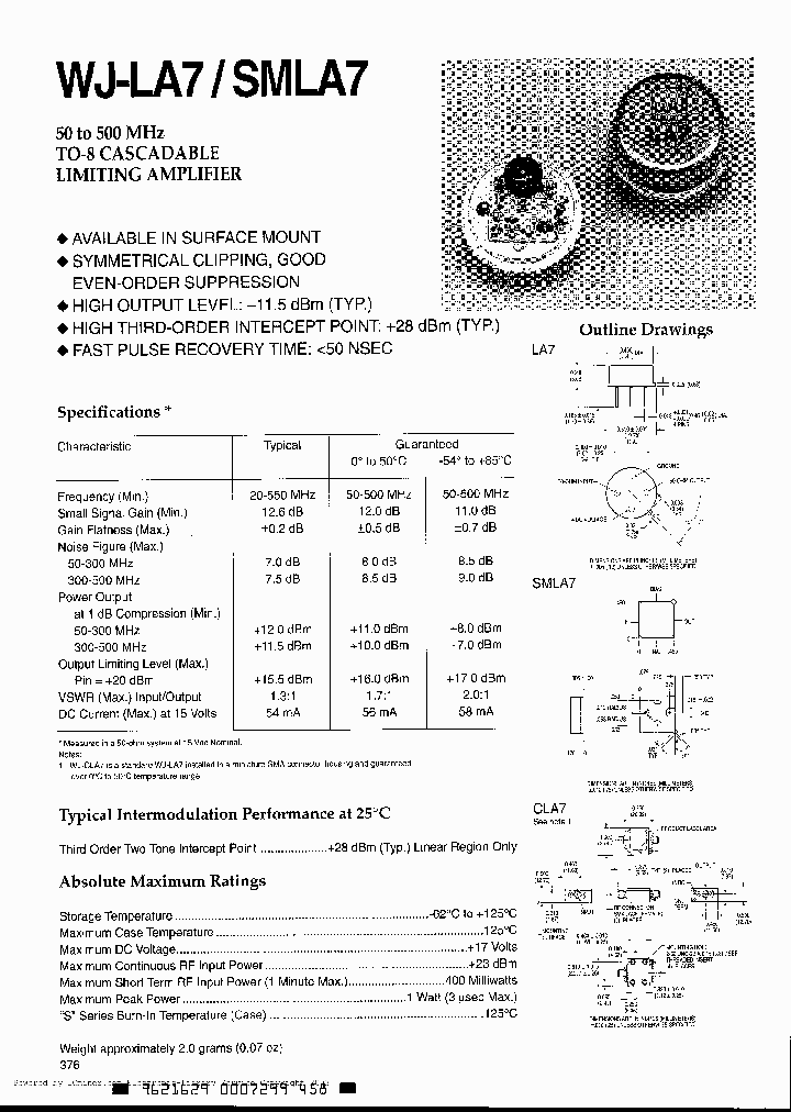 WJ-LA7_765726.PDF Datasheet