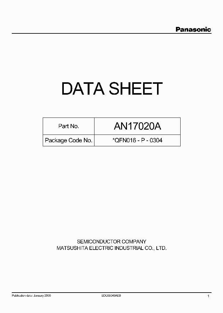 AN17020A_1311342.PDF Datasheet
