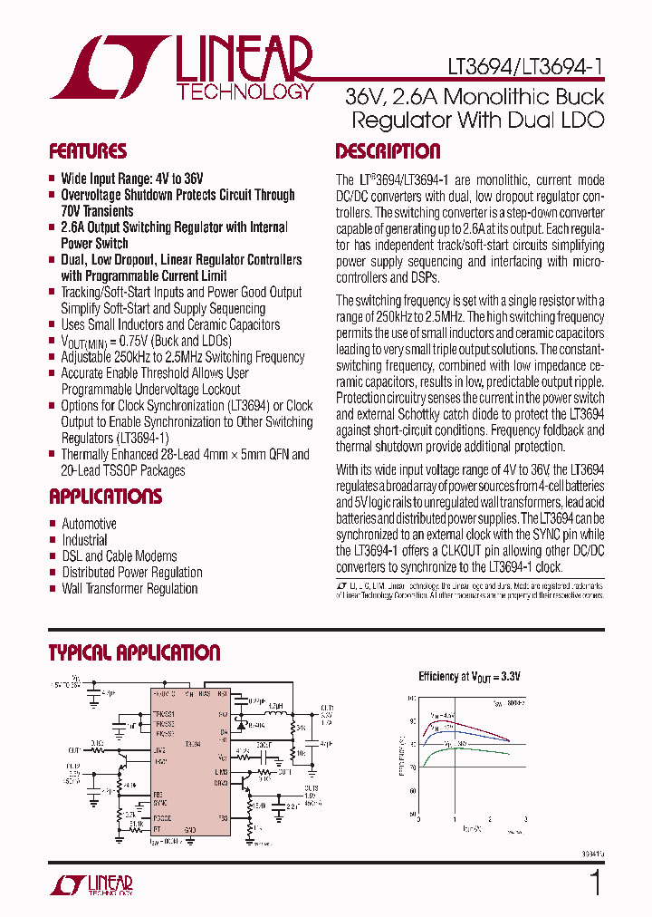 LT3694-1EUFDPBF_1319662.PDF Datasheet