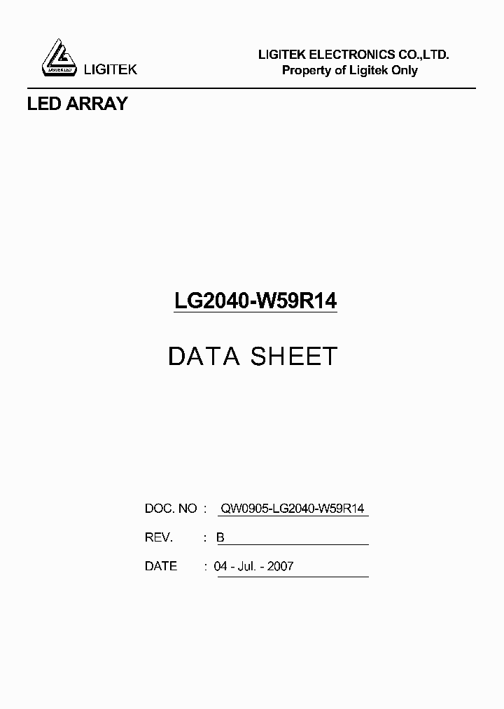 LG2040-W59R14_1323314.PDF Datasheet