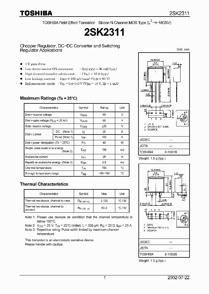 2SK2311_1319886.PDF Datasheet