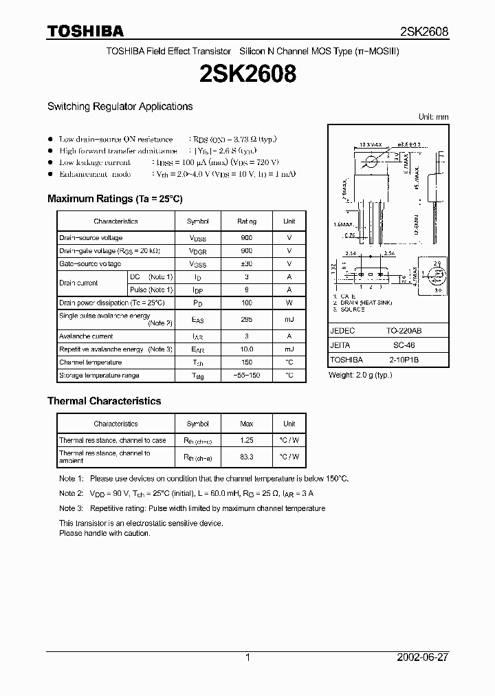 2SK2608_1332253.PDF Datasheet