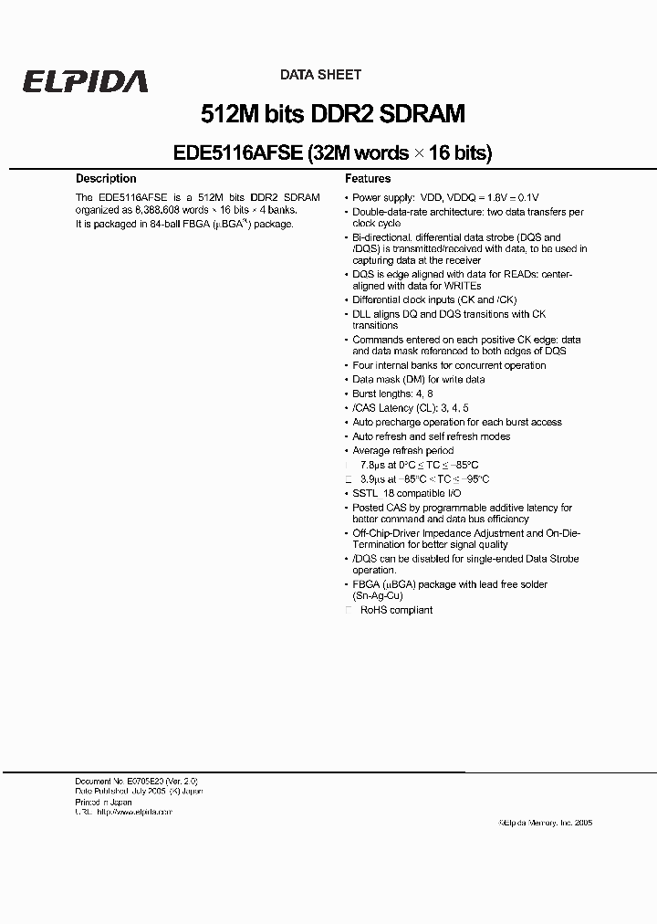 EDE5116AFSE-5C-E_794434.PDF Datasheet
