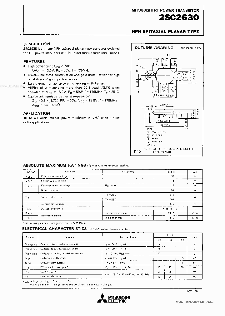 C2630_936380.PDF Datasheet Download --- IC-ON-LINE
