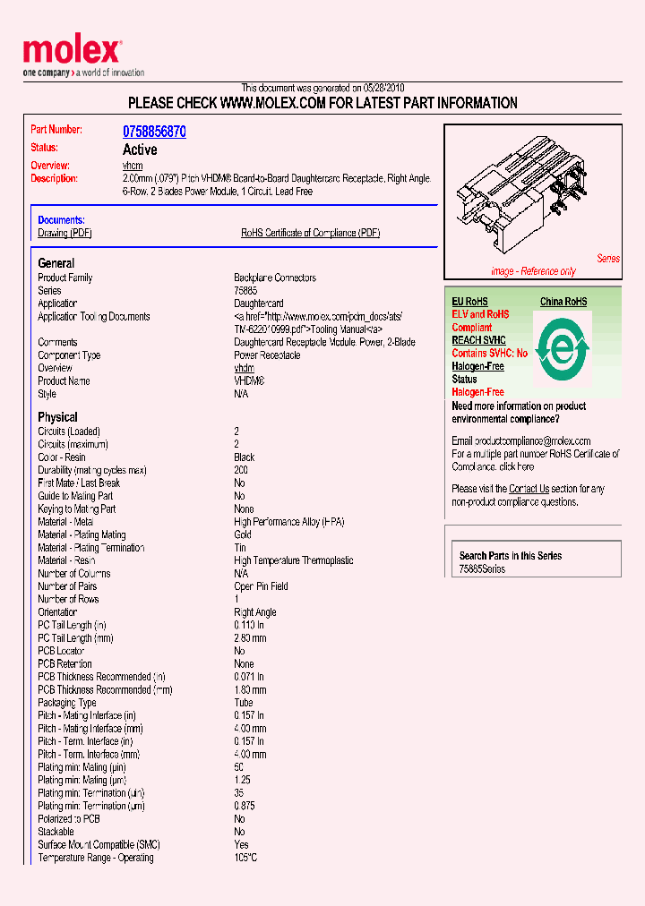 75885-6870_1343750.PDF Datasheet Download --- IC-ON-LINE