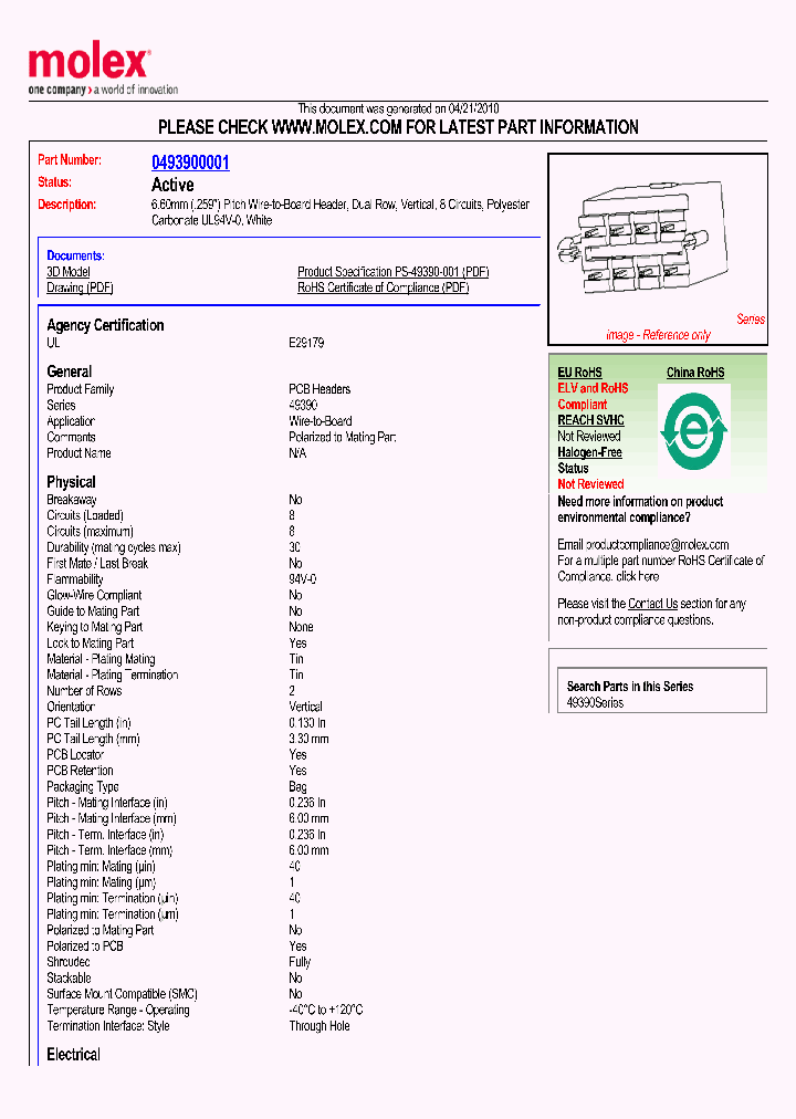 49390-0001_1344948.PDF Datasheet