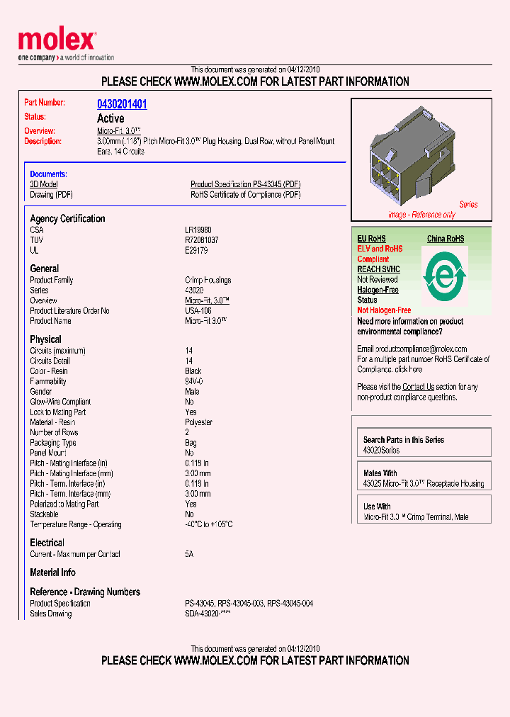 43020-1401_1357681.PDF Datasheet