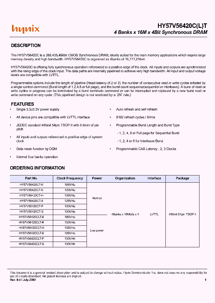 HY57V56420CLT-H_1357418.PDF Datasheet