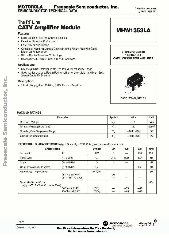 MHW1353LA_1361979.PDF Datasheet