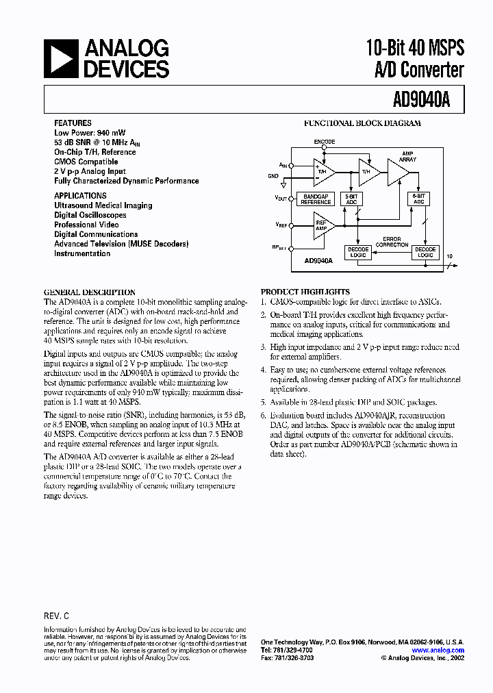 AD9040_1359474.PDF Datasheet