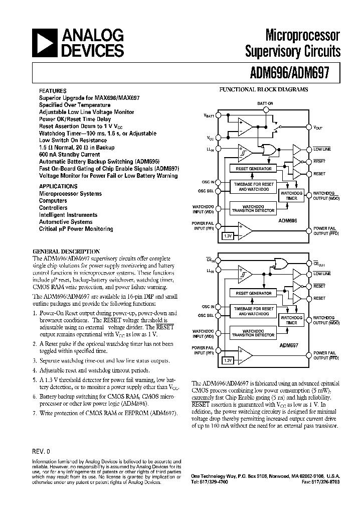 ADM697_1396626.PDF Datasheet