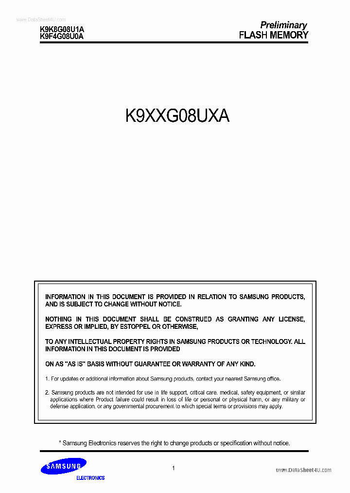 K9F4G08U0A_935501.PDF Datasheet