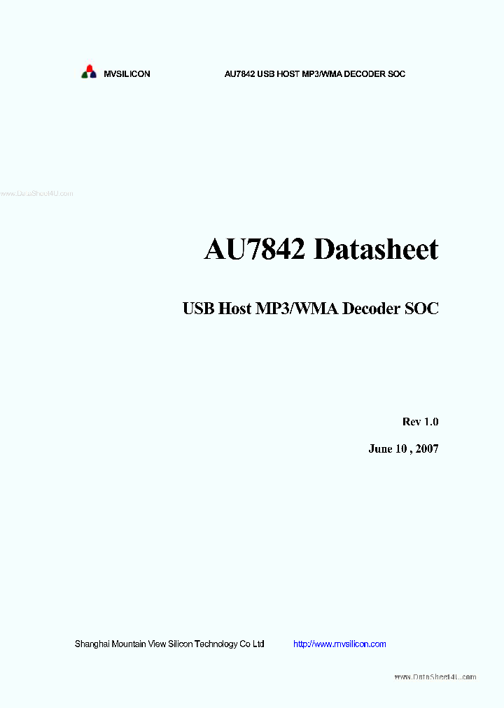 AU7842_1104993.PDF Datasheet