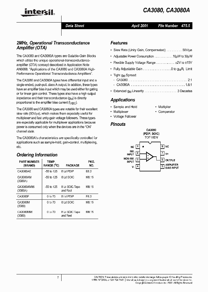 CA3080A_1401109.PDF Datasheet