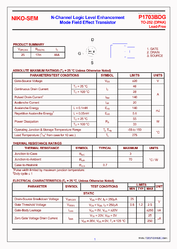 P1703BDG_1198259.PDF Datasheet