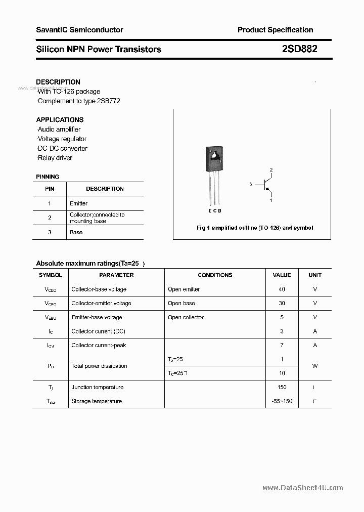 2SD882_1202662.PDF Datasheet