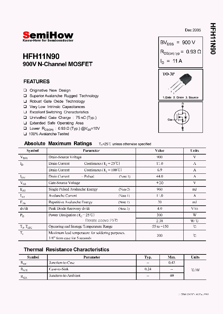 HFH11N90_1381892.PDF Datasheet