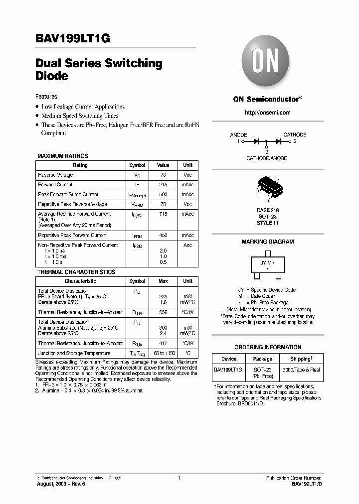 BAV199LT1D_1384875.PDF Datasheet