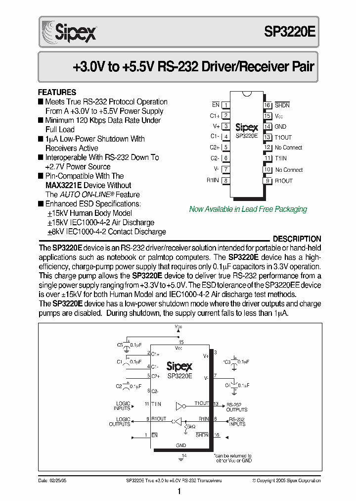 SP3220ECYTR_1412099.PDF Datasheet