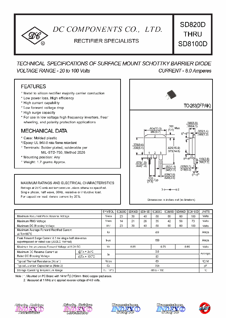 SD8100D_1389327.PDF Datasheet