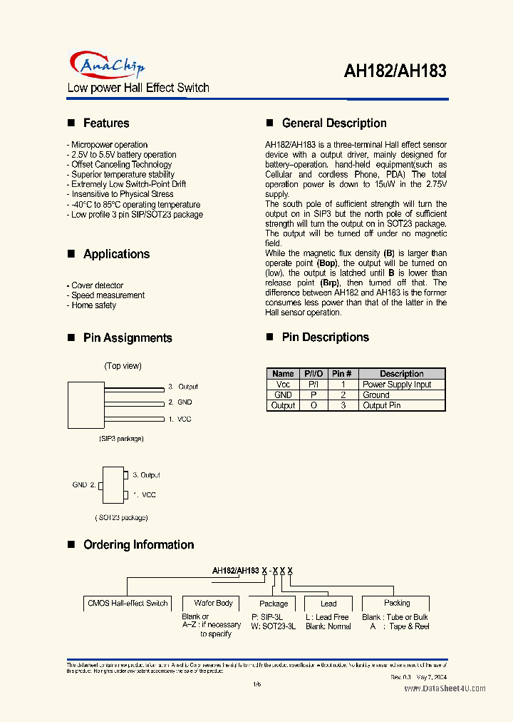 AH182_1244328.PDF Datasheet