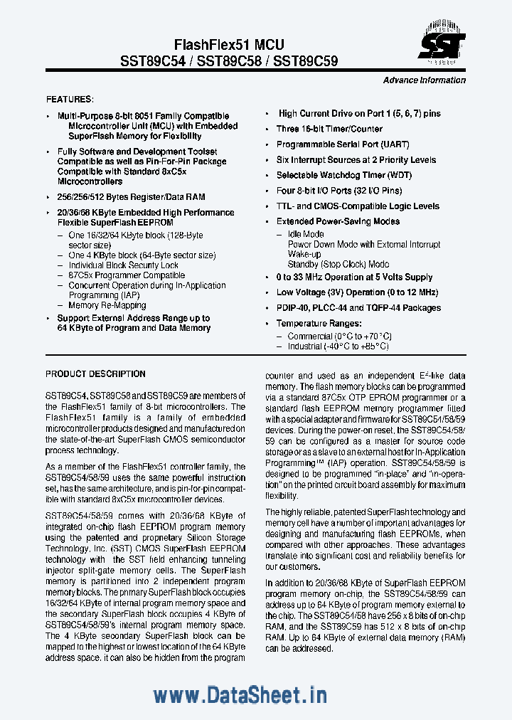 SST89C58_1253082.PDF Datasheet