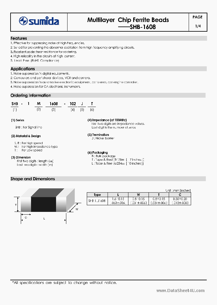 SHB-XX1608_1250783.PDF Datasheet