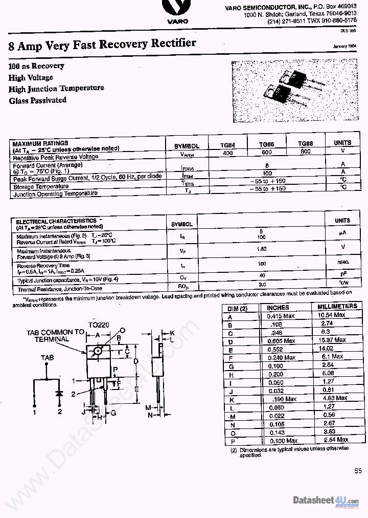 TG86_1256180.PDF Datasheet Download --- IC-ON-LINE