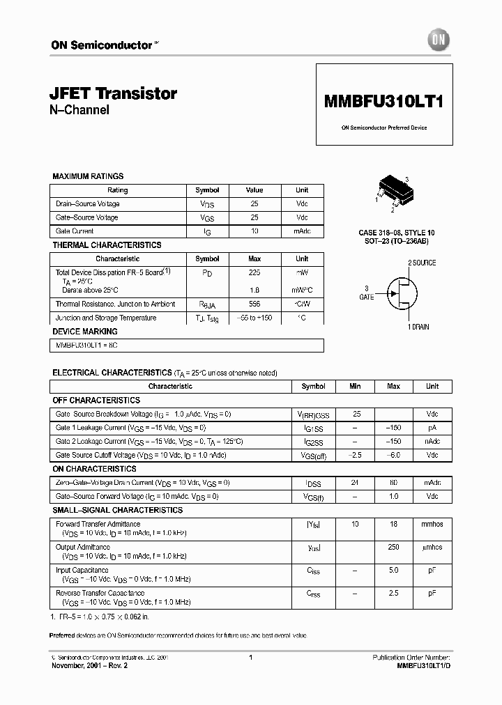 MMBFU310LT1D_1421874.PDF Datasheet Download