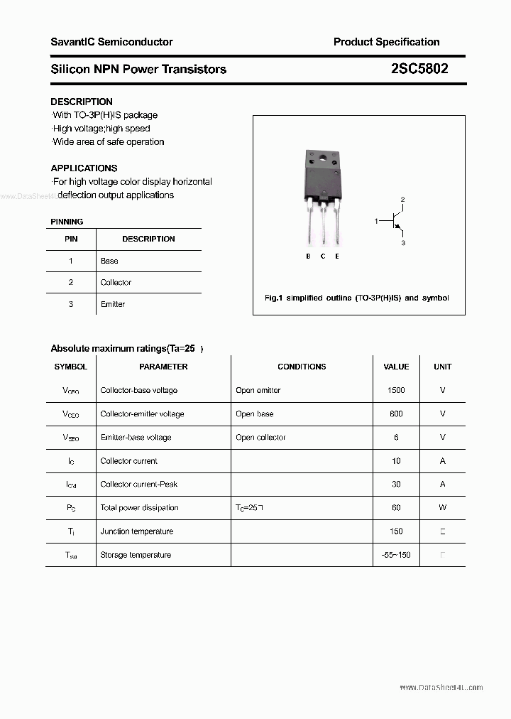 C5802_1285462.PDF Datasheet Download --- IC-ON-LINE