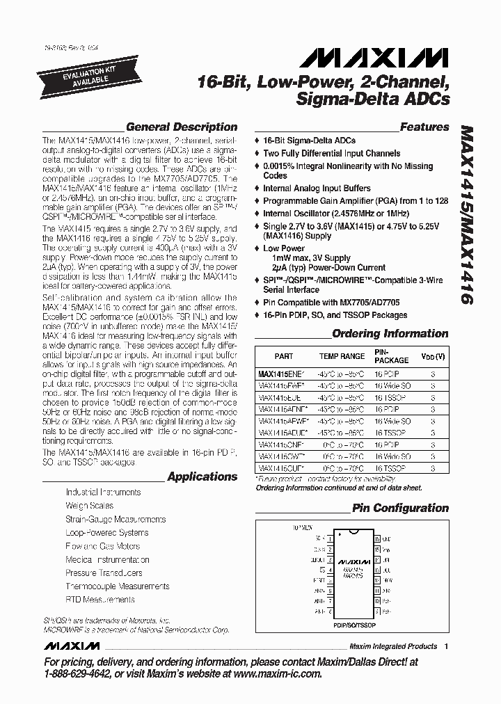 MAX1415_1286862.PDF Datasheet