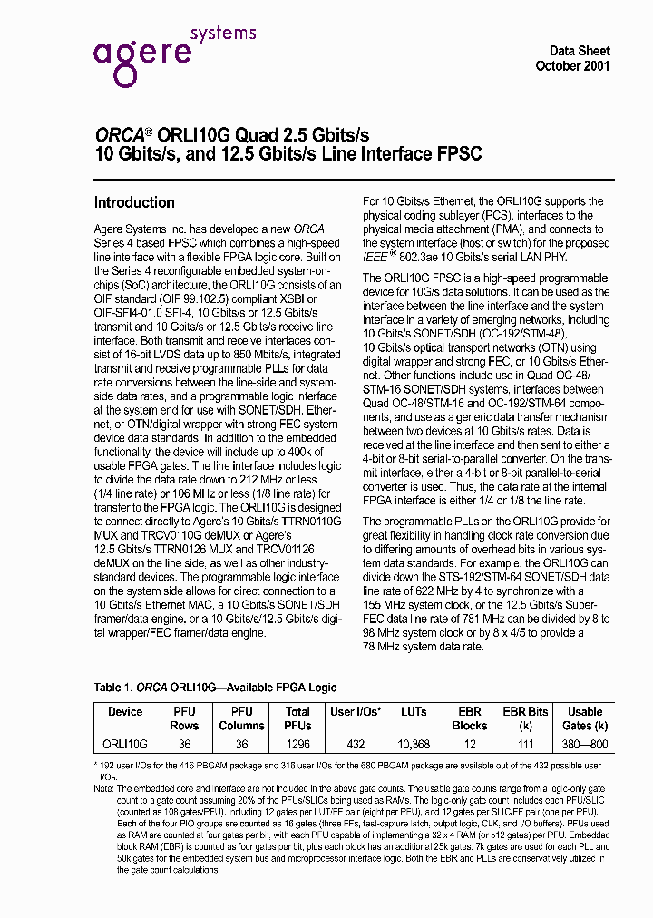 ORLI10G_1296127.PDF Datasheet