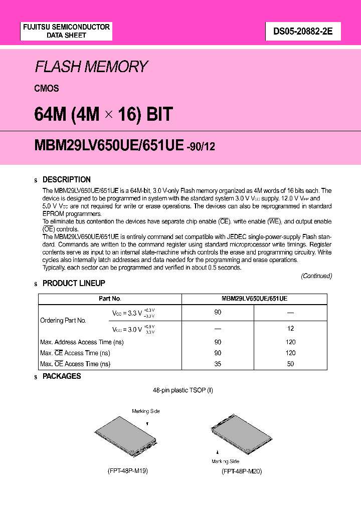 MBM29LV651UE12TR_1431786.PDF Datasheet