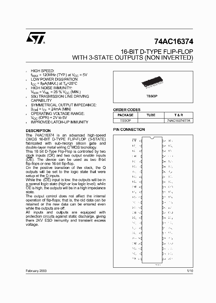 74AC16374_1439056.PDF Datasheet