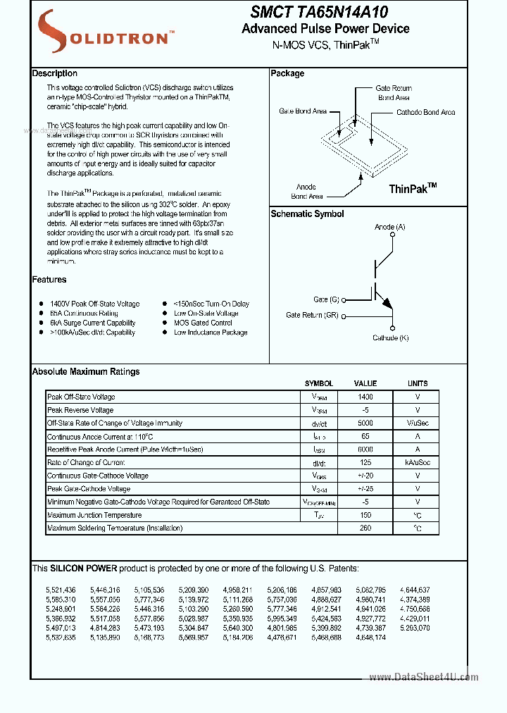 SMCTTA65N14A10_1380956.PDF Datasheet