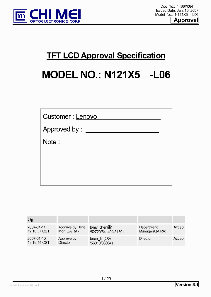 N121X5-L06_1355797.PDF Datasheet