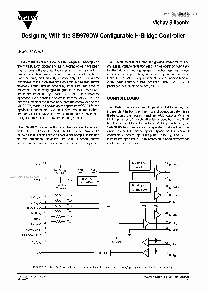 AN603_1394713.PDF Datasheet Download --- IC-ON-LINE