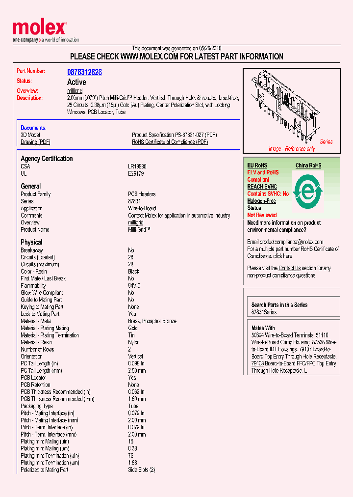 87831-2828_1446369.PDF Datasheet