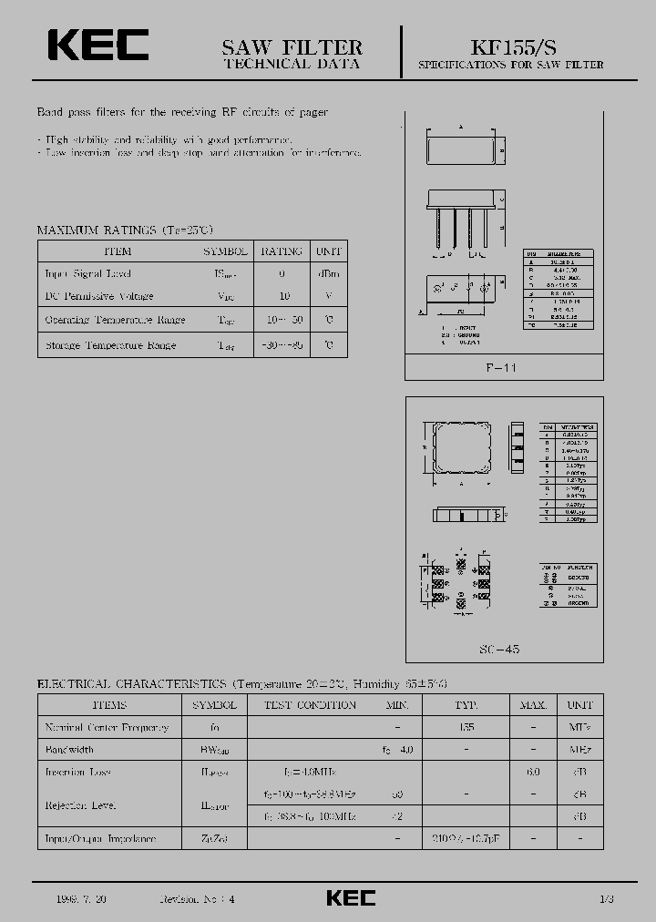 KF155S_824041.PDF Datasheet