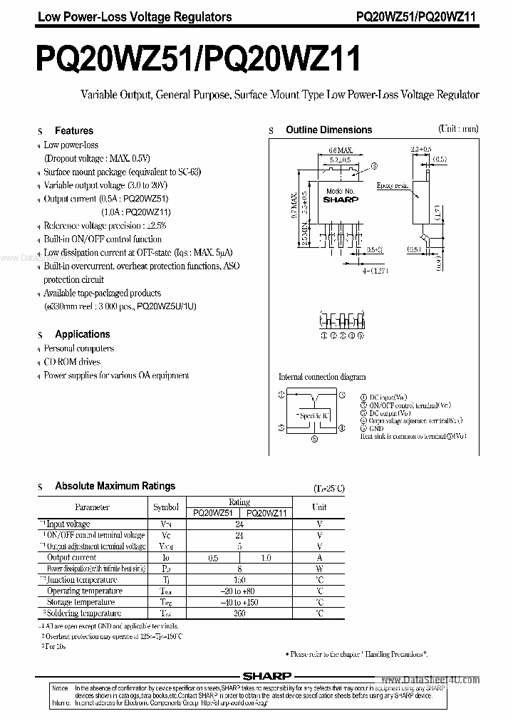 20WZ51_1402213.PDF Datasheet Download --- IC-ON-LINE