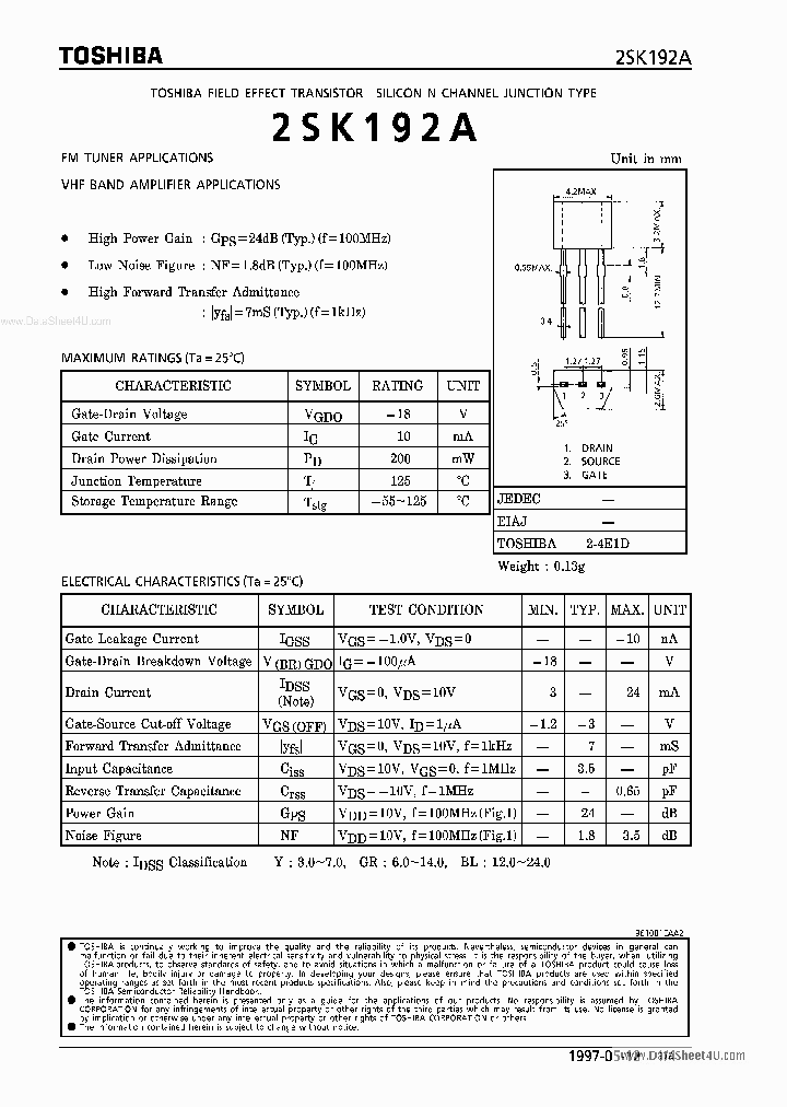 K192A_1422539.PDF Datasheet